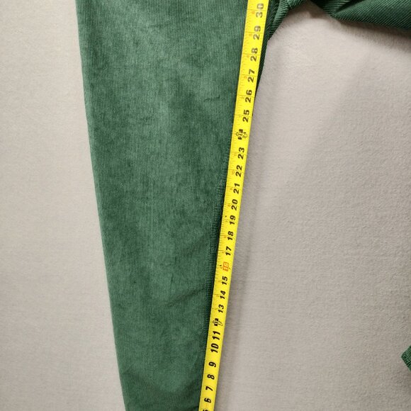 7 FOR ALL MANKIND Men's 30x31 Corduroy Slimmy Slim Tapered Hunter Green $218MSRP - Picture 6 of 10